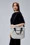 Zoozie Bags Bolsa Tote de Lona Gris